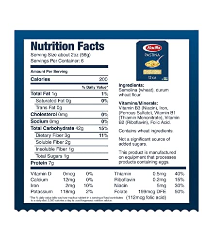 Barilla Stelline Pasta 12 oz - Image 2