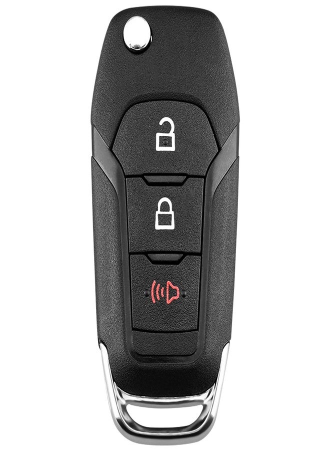 CAUORMOTE Flip Key Fob for Ford F-150 F-250 F-350 Pickup Truck 2015-2019, F-250 F-350 Super Duty Pickup Truck 2017-2019, F-450 F-550 Pickup Truck 2018 2019,Ford Explorer 2016-2018, N5F-A08TAA,NF5-AO8TAA,5923667 - Image 2