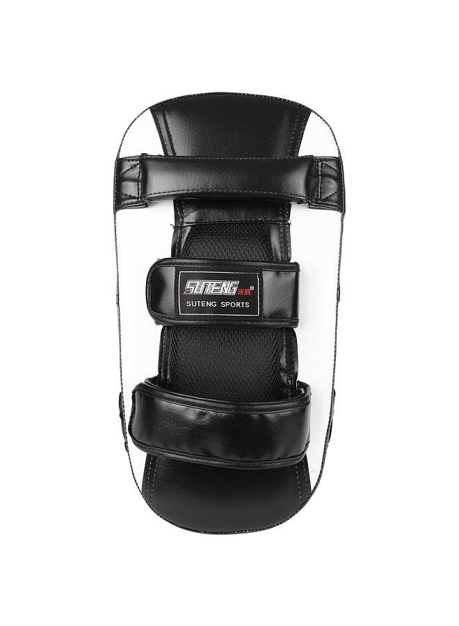 SUTENG Boxing Glove Kick Boxing Muay Thai Punching Pad Curved Strike Shield Boxing Training Mitt Punching Pad Outdoor Sports Mitten Boxing Practice Equipment Boxing Pad Arm Pad  - Image 2