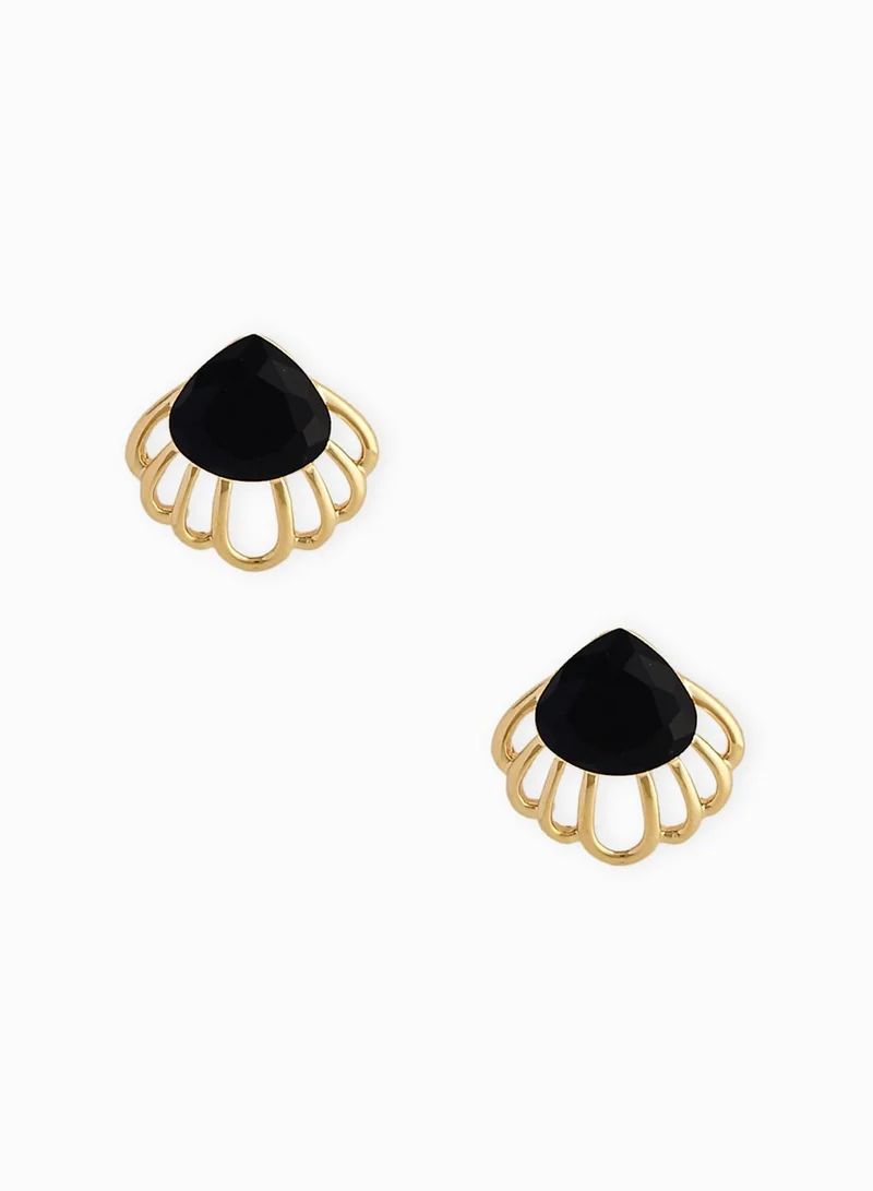 Ginger Stone Studs