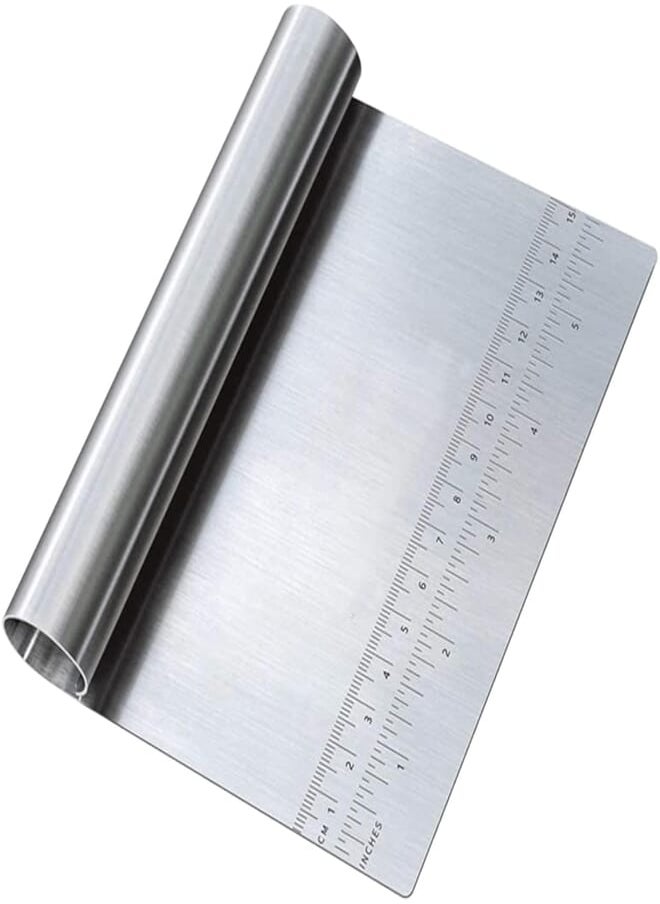 Fresh Fresh Stainless All Purpose Cutter Dough Cutter - Cream Straightener - Cake Cutter - Baking Cutter - Round Hand 6 Inch Shapes 