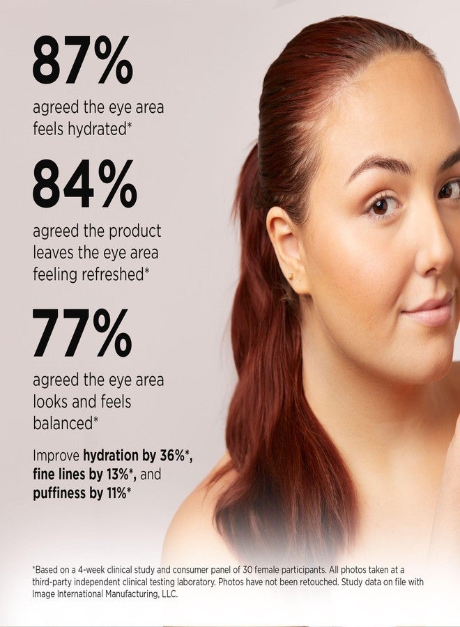 IMAGE SKINCARE صورة للعناية بالبشرة، جل رفع العين المتوازن من أورميديك، يرطب، يهدئ، يحسن الخطوط الدقيقة، ويقلل الانتفاخ، لمظهر مريح، 0.5 أونصة سائلة - Image 4