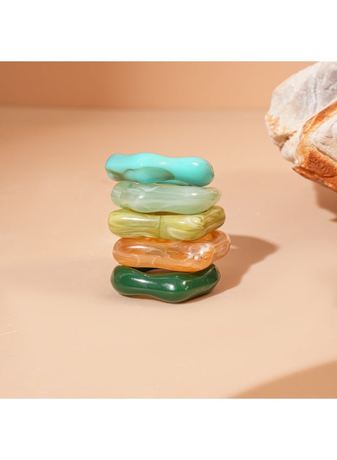 KUYING New Fashion Design Ring Set - Image 1