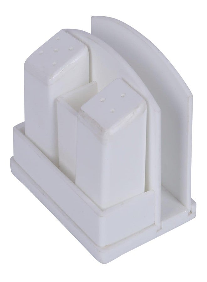 Cornet Acrylic Napkin Salt N Pepper | Salt and Pepper Jar Set/Dining Table Set Tissue Napkin Holder (Set of 1) - Image 3