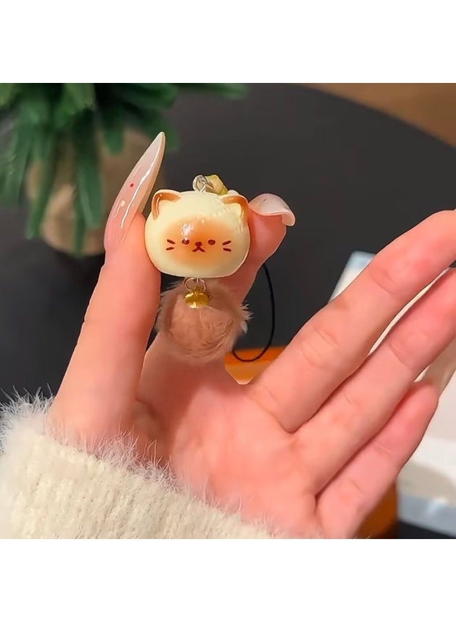 NIBEMINENT Phone Charm/ Chain Strap for Women Girls, Cute Cartoon Cell Phone Case Lanyard Wrist Strap