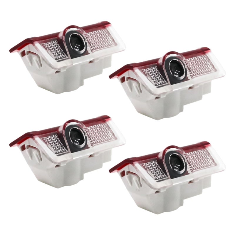 JOJOCY JOJOCY 4Pcs Car Door Logo Light Projector Welcome Lights Compatible with MerIceIdeIs BenIz Accessories A B C E M G GL GLA GLC GLE GLS Class 4dr W205 W213 W176 W166 W212  - Image 1