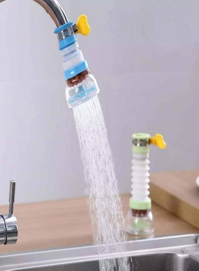 KBS Kitchen tap Extender for Kitchen Sink Shower Filter Faucet 360 Rotating Flexible Water Tap Filter Shower Head Rotatable Nozzle Adapter Kitchen Bathroom Organizer Accessories (SHOWER-TAP-1) - Image 2