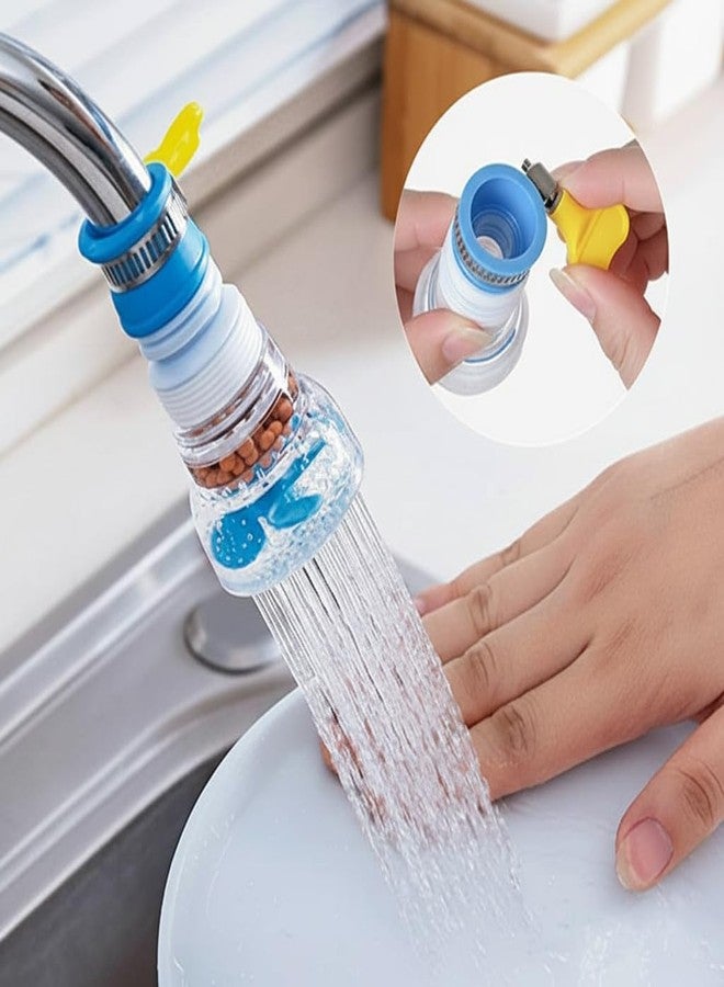 KBS Kitchen tap Extender for Kitchen Sink Shower Filter Faucet 360 Rotating Flexible Water Tap Filter Shower Head Rotatable Nozzle Adapter Kitchen Bathroom Organizer Accessories (SHOWER-TAP-1) - Image 4