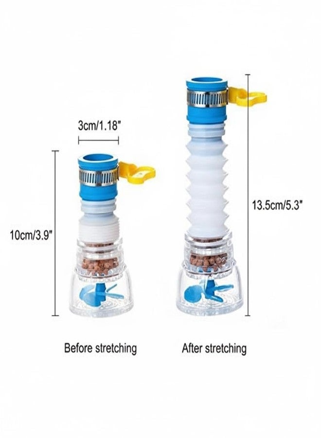 KBS Kitchen tap Extender for Kitchen Sink Shower Filter Faucet 360 Rotating Flexible Water Tap Filter Shower Head Rotatable Nozzle Adapter Kitchen Bathroom Organizer Accessories (SHOWER-TAP-1) - Image 3