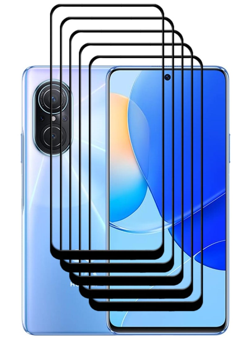 ACLIX 5 Pieces Antistatic ESD Dustproof Premium Quality High Definition Tempered Glass Screen Protector Designed For Huawei nova 9 SE - Image 1