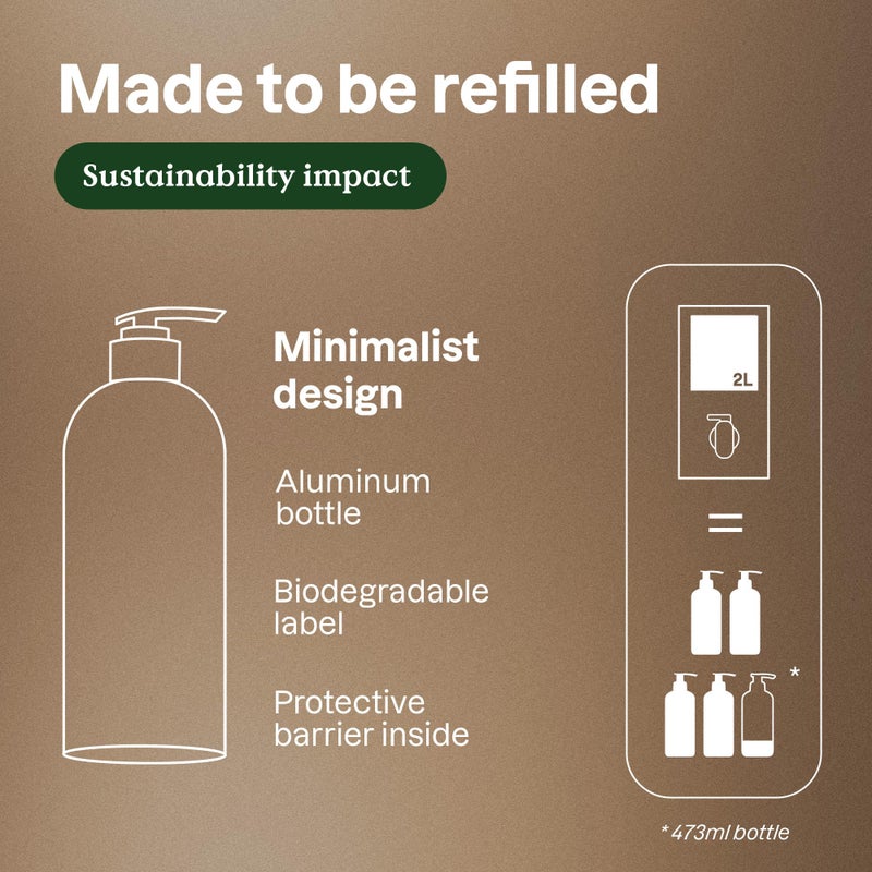 ATTITUDE Colorlast Shampoo, Patchouli and Black Pepper, EWG Verified with Essential Oils, Vegan & Plant-Based, Aluminum Bottle, For Color Treated Hair, 16 Fl Oz - Image 4