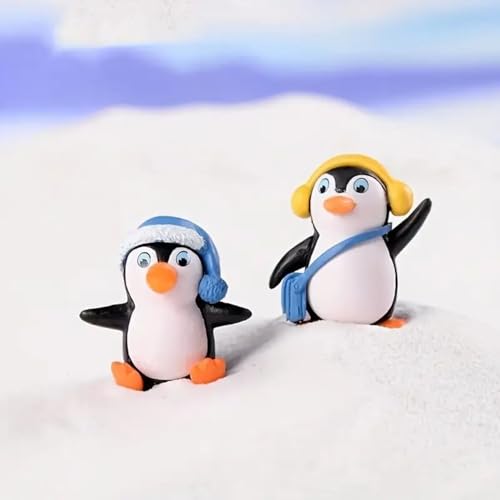 VAYINATO® (1 Pcs - Penguin (Random Model) Fish Tank Decoration Toys, Fish Tank Attractive Cute Miniature Decoration for Aquarium,Home Office Desktop Cake Topper Gifts by Petzlifeworld - Image 5