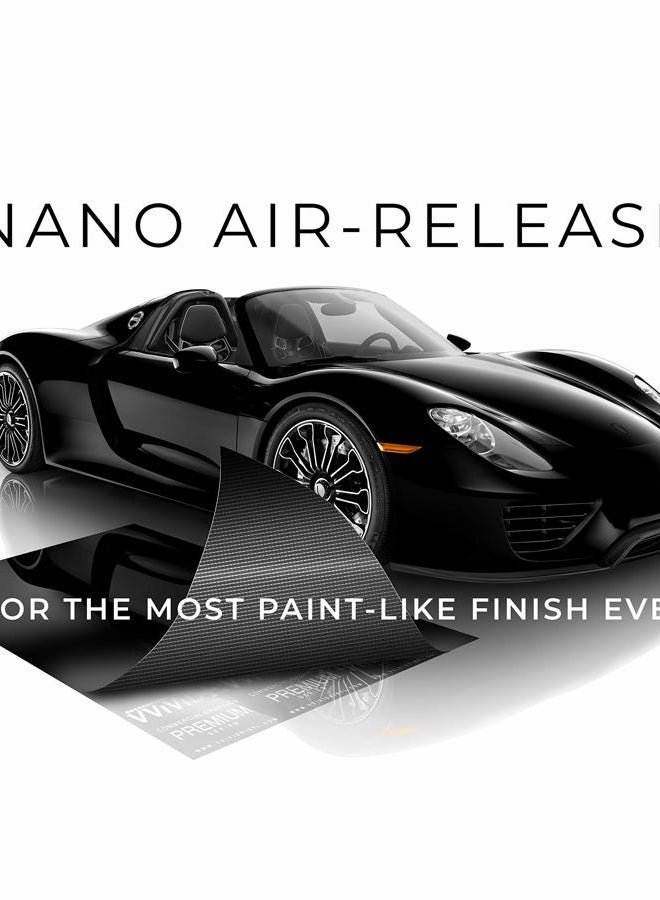 VViViD + Ultra Gloss Premium Vinyl Car Wrap Film (3ft x 5ft, Gloss Piano Black) - Image 3