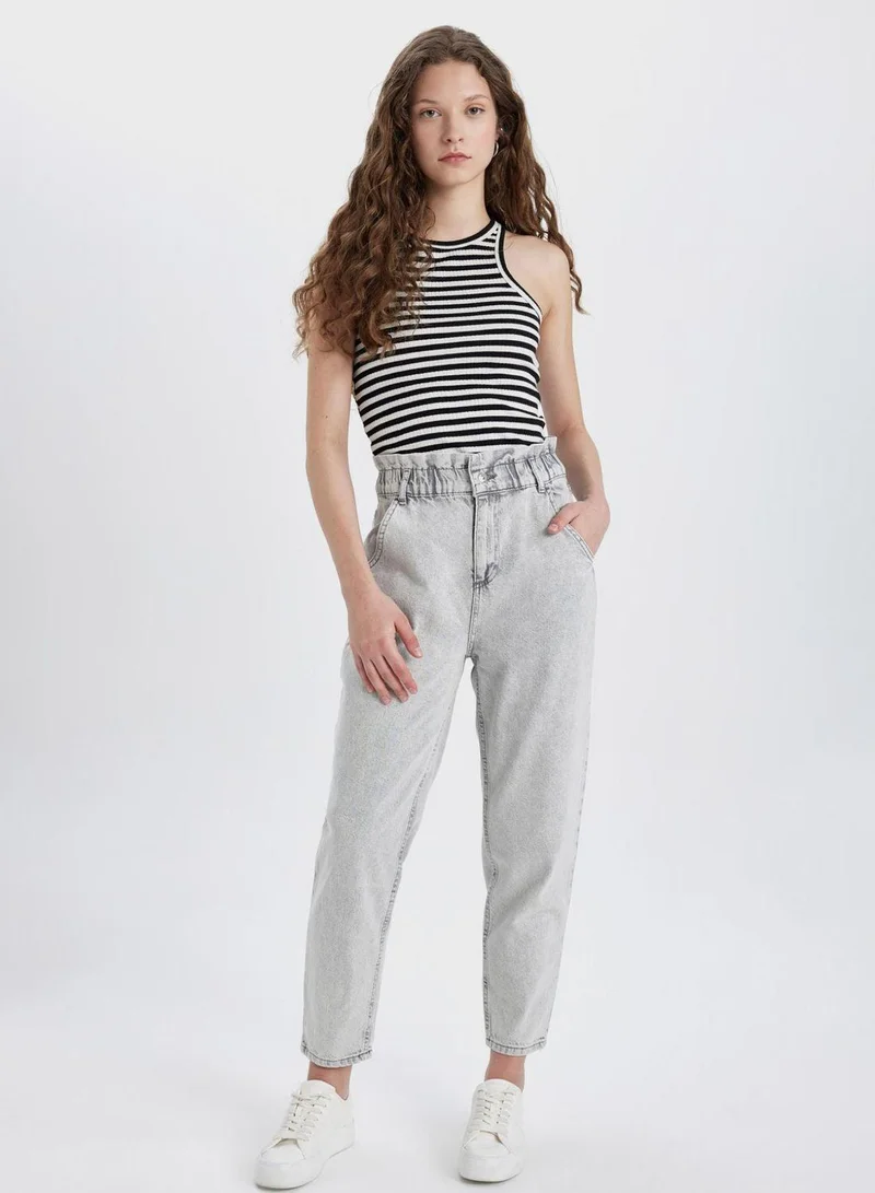 DeFacto Paperbag Fit High Waist Jeans