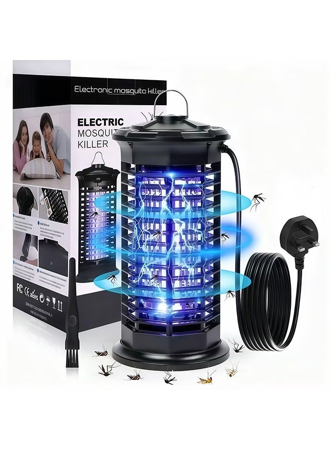 Electric Mosquito Killer, Mosquitoes and Flying Insects Zapper, Electric Mosquito, Fly Zapper, Bug Zapper of Inside and Outside, Portable UV Indoor and Outdoor Flying Fly Insect Killer Electronic UV Lamp for Home, Bedroom, Kitchen, Office - Image 1