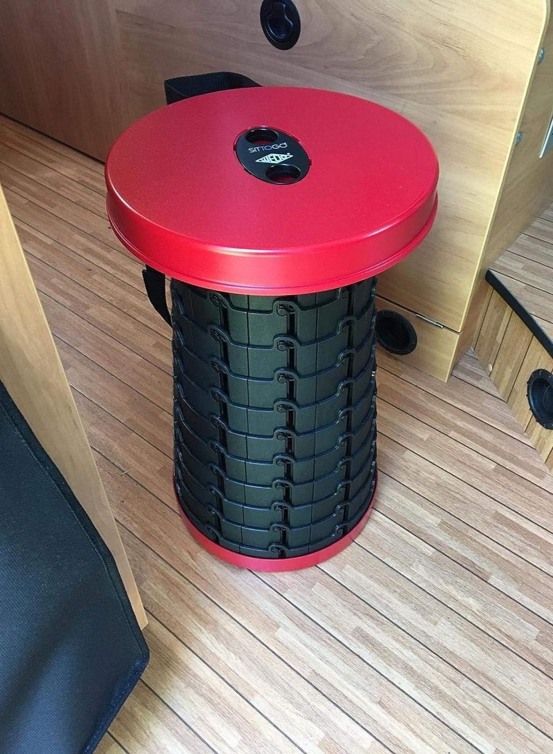 Arabest Telescopic Foldable  Stool With Strong Construction And Adjustable Height For Camping And Fishing - Image 1