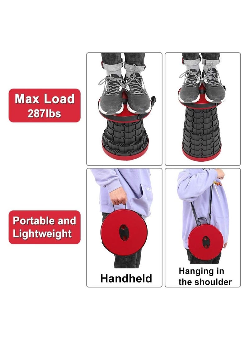 Arabest Telescopic Foldable  Stool With Strong Construction And Adjustable Height For Camping And Fishing - Image 2