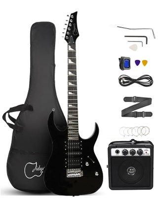 الجيتار الكهربائي بست سلاسل، ٣٩ بوصة، ٢٤ خلخال، مع مضخم صوت صغير ٣ واط، حقيبة و٨ إكسسوارات. - pzsku/Z76B372D9A90A1C2011D9Z/45/1752553310/a6512ef4-9c17-4a4c-8bbd-b18d68be18dd