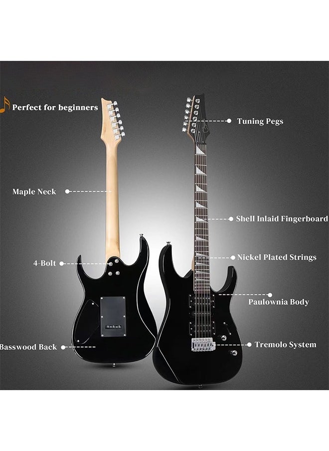 Jidyous - 39 Inch 6 Strings 24 Frets Electric Guitar With 5W Mini Amplifier,Bag And 8-Piece Accessories - Image 1