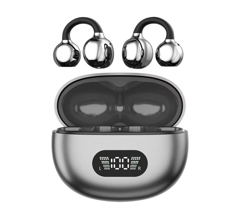 Wireless Bluetooth 5.4 Stereo HD Touchscreen Earphones – Earbuds with Microphone for Calls, Type-C Fast Charging, Stable Connection, LED Power Display, Ergonomic Design, Compatible with All Phones (Android & iPhone), Up to 5 Hour Battery Life, Fast & Stable Connection