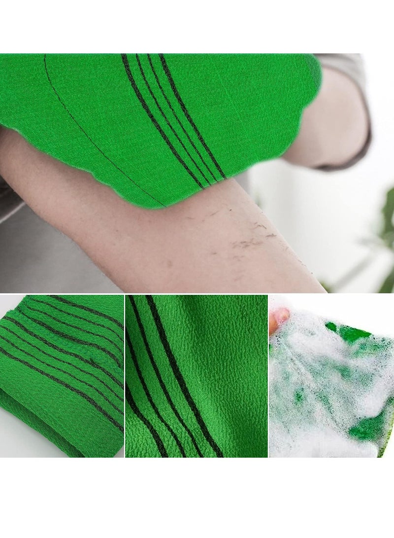 Prudiut 6 Pcs Exfoliating Washcloth, Korean Exfoliating Mitt Colorful Korean Exfoliating Cloth for Removing Dry, Large Size Exfoliating Body Scrubber Stockings Stuffers for Women - Image 3