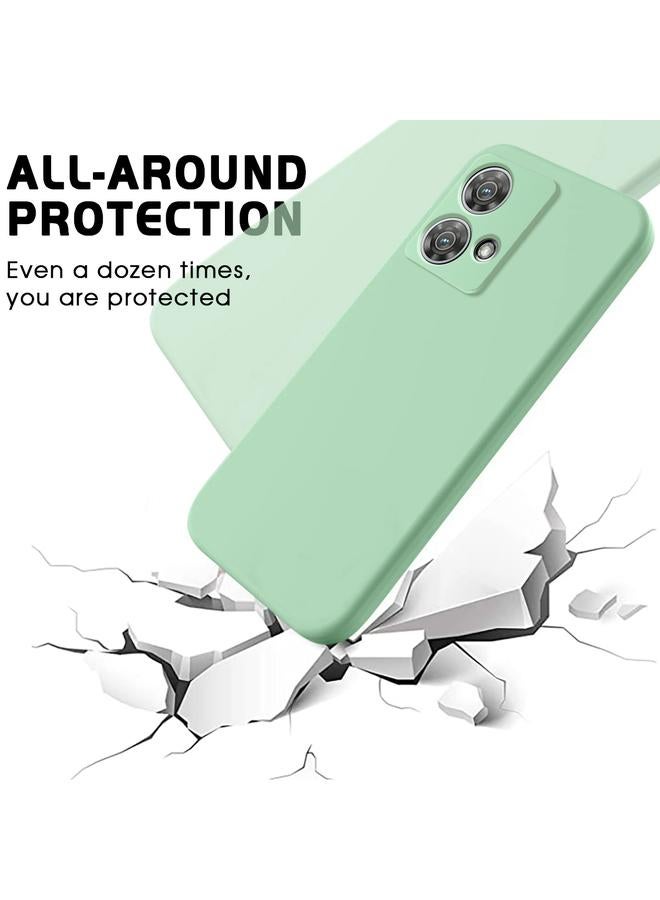 اس-توب جراب لهاتف موتورولا إيدج 40 نيو، جراب سيليكون سائل مقاوم للصدمات بلون نقي - Image 4