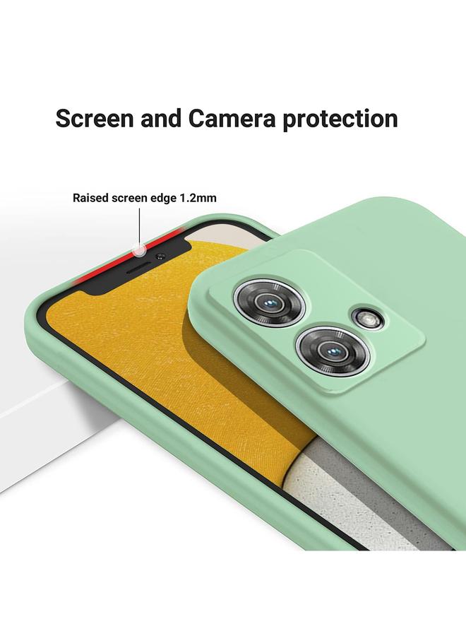 اس-توب جراب لهاتف موتورولا إيدج 40 نيو، جراب سيليكون سائل مقاوم للصدمات بلون نقي - Image 3