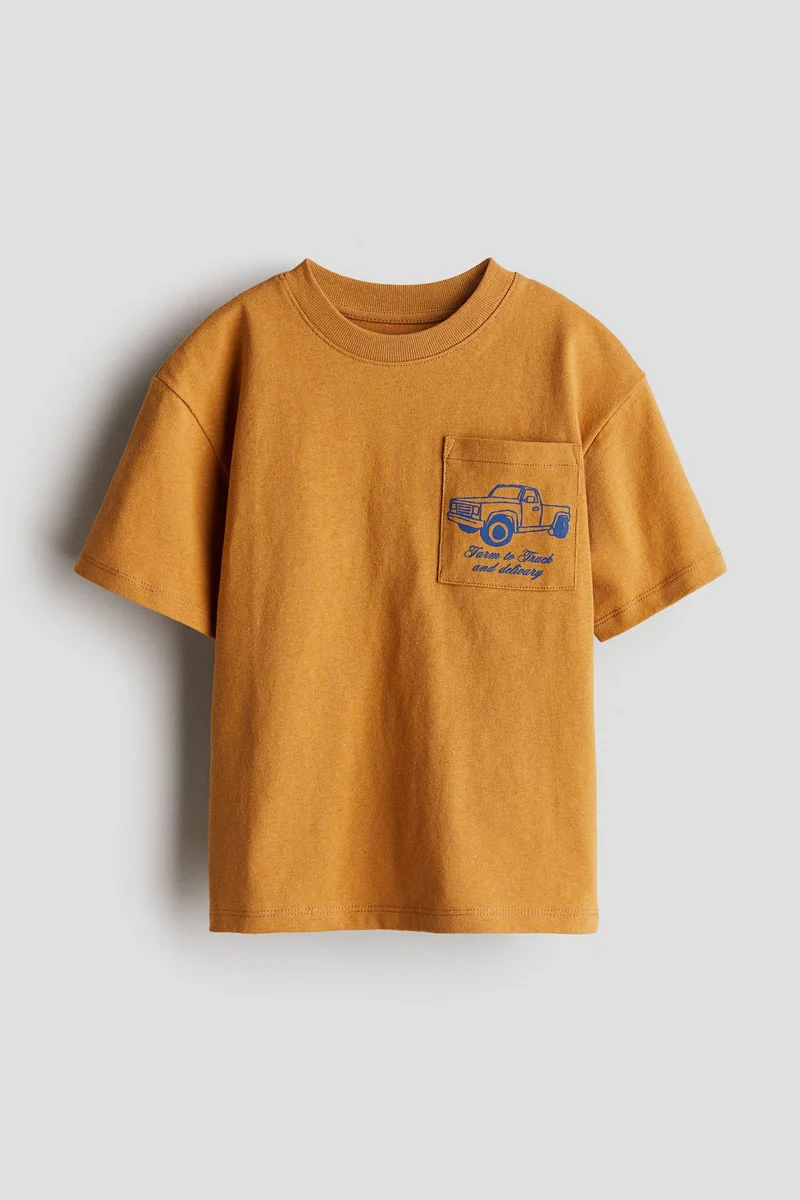 H&M Motif-detail cotton T-shirt