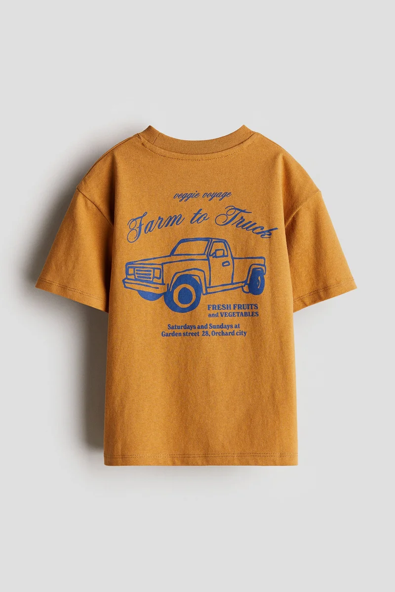 H&M Motif-detail cotton T-shirt