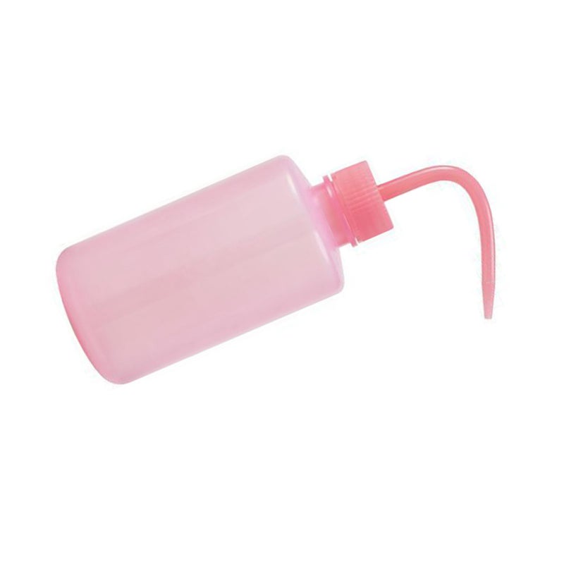 250ML Tattoo Wash Bottle Portable Tattoo Curved Spout Spray Bottle Plastic Squeeze Bottle Tool Pink - Image 4