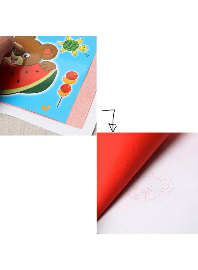 Apol 5 Pcs Transfer Paper,Carbon Water-Soluble Tracing Paper 28cm 23cm,Transfer Pattern on Cloth, Fabric,Canvas,Paper for Home Sewing Cross-Stitch Paint - Image 5