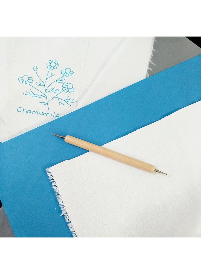 Apol 5 Pcs Transfer Paper,Carbon Water-Soluble Tracing Paper 28cm 23cm,Transfer Pattern on Cloth, Fabric,Canvas,Paper for Home Sewing Cross-Stitch Paint - Image 3