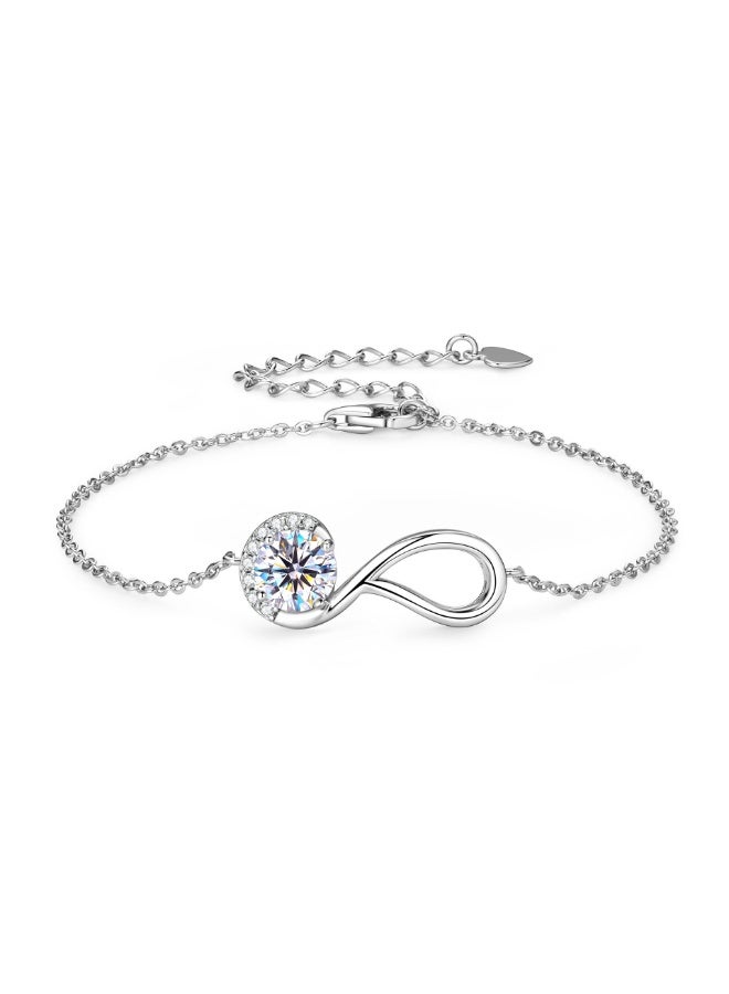 KUYING New Infinite Eternal Unscented Mosan Diamond Bracelet - Image 2