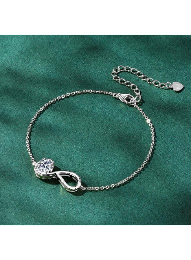 KUYING New Infinite Eternal Unscented Mosan Diamond Bracelet - Image 5