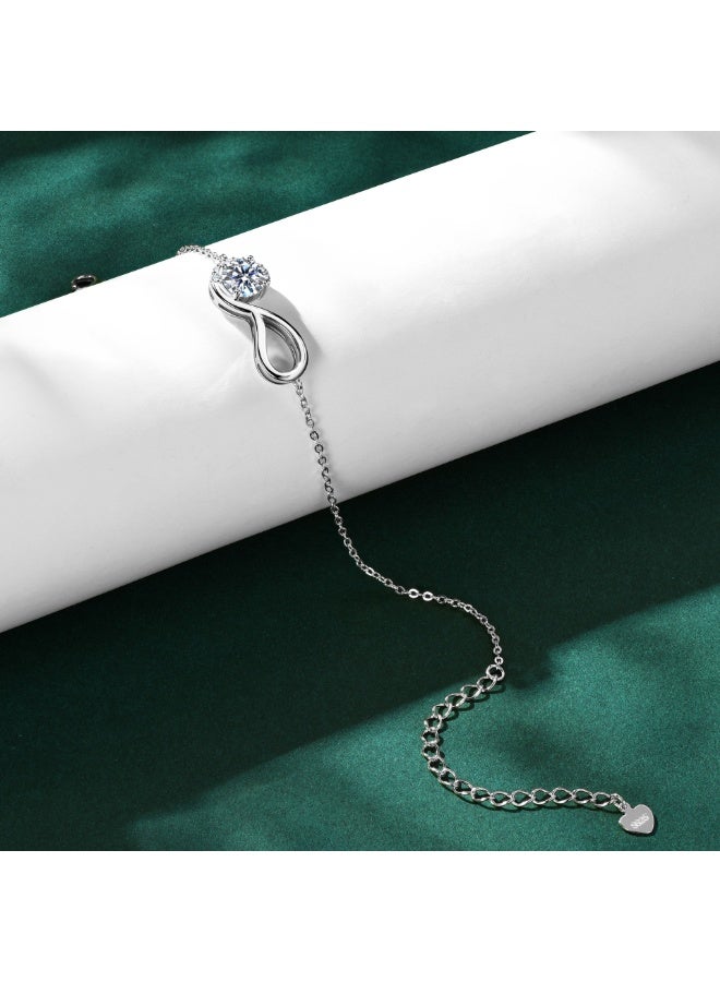KUYING New Infinite Eternal Unscented Mosan Diamond Bracelet - Image 3