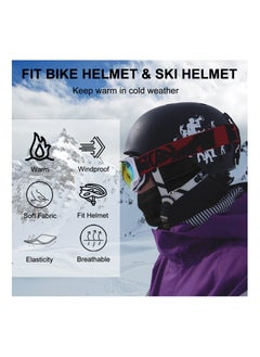 Y&D Ski Mask Balaclava, Cold Weather Scarf, Full Face Cover, Windproof Thermal Winter Neck Warmer Hood for Cycling Hikingskiing, Snowboarding, Motorcycling, Cycling, Riding Men Women  - Image 3