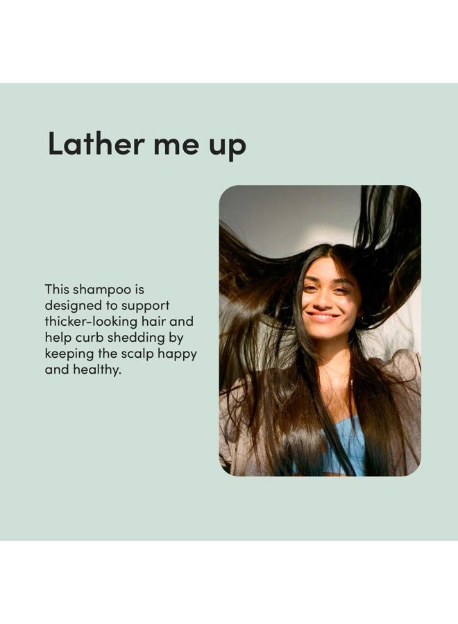 HIMS & HERS hers Triple Threat Shampoo for Women, 2 Pack - Thickening, Moisturizing, Reduces Shedding - Color Safe Hair Loss Shampoo with Biotin - Napa Rose - 2 x 6.4 fl oz - Image 3