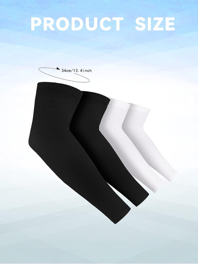 BOAO 10 Pairs UV Sun Protection Arm Sleeve for Men Women Work Cooling Compression Tattoo Cover Up Sleeves for Cycling Fishing - Image 2