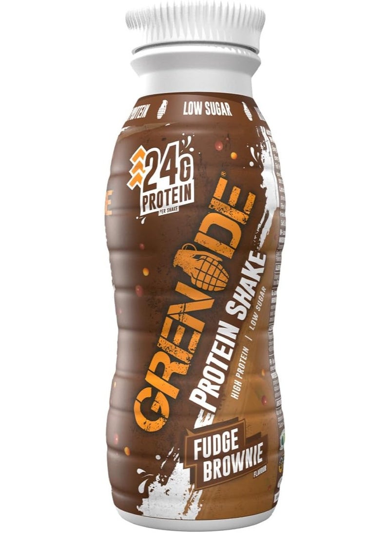 Grenade, Ready To Drink,  High Protein Shake - Fudge Brownie, 8 x 330 ml - Image 2