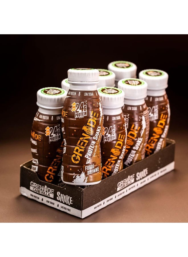 Grenade, Ready To Drink,  High Protein Shake - Fudge Brownie, 8 x 330 ml - Image 4