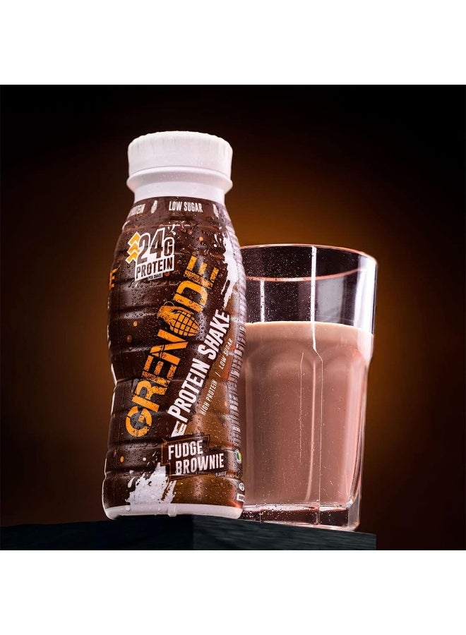 Grenade, Ready To Drink,  High Protein Shake - Fudge Brownie, 8 x 330 ml - Image 5