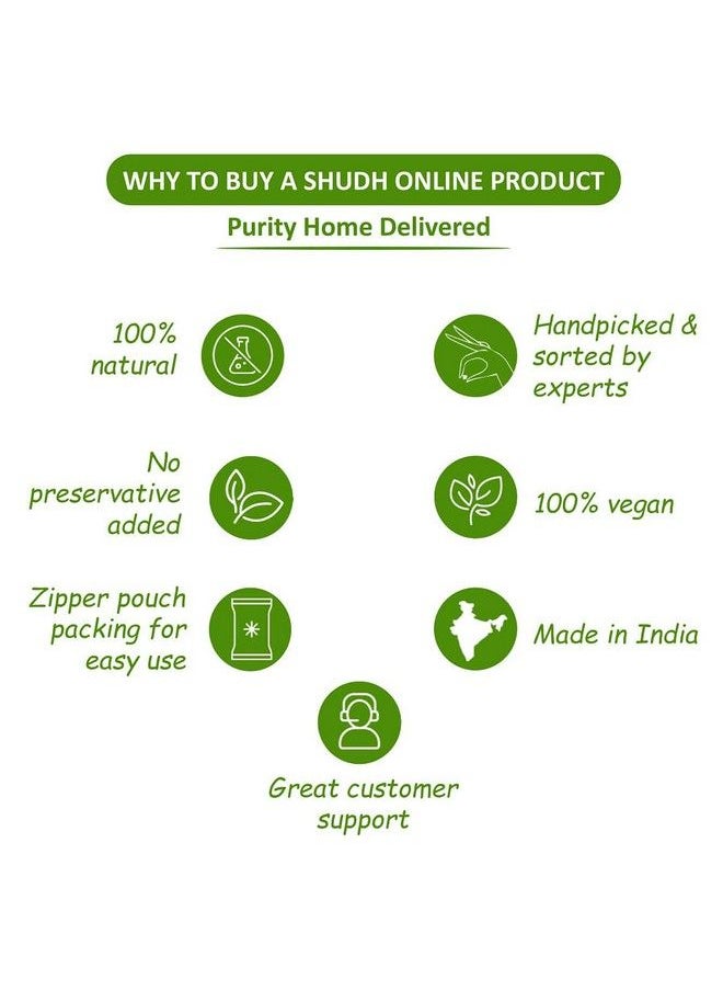 Shudh Online - Amla Reetha Shikakai Bhringraj Hibiscus Combo Powder (100 Grams Each 500G) For Hair Growth (Bringraj Reetha Aamla Shaikai Hisbus Power) - Image 1