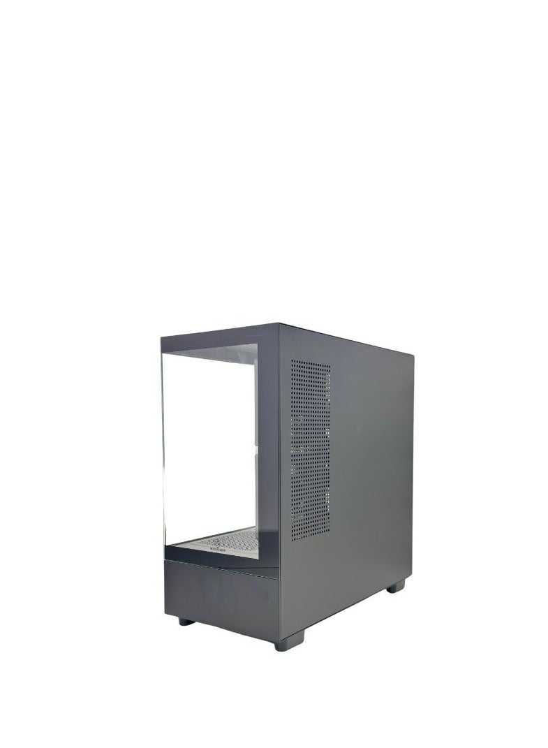 WJCOOLMAN (أسود) WJ COOLMAN BLADE ELITE 3F – علبة Micro-ATX مع 3 مراوح RGB مثبتة مسبقًا - Image 3