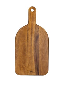 BILLI Multipurpose Acacia Wood Cutting Board with Handle Chopping Board Countertop for Kitchen Paddle Serving Tray Board  - Image 1