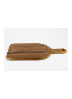 BILLI Multipurpose Acacia Wood Cutting Board with Handle Chopping Board Countertop for Kitchen Paddle Serving Tray Board  - Image 4