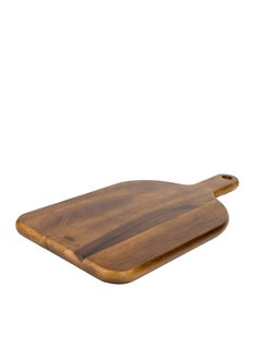BILLI Multipurpose Acacia Wood Cutting Board with Handle Chopping Board Countertop for Kitchen Paddle Serving Tray Board  - Image 2
