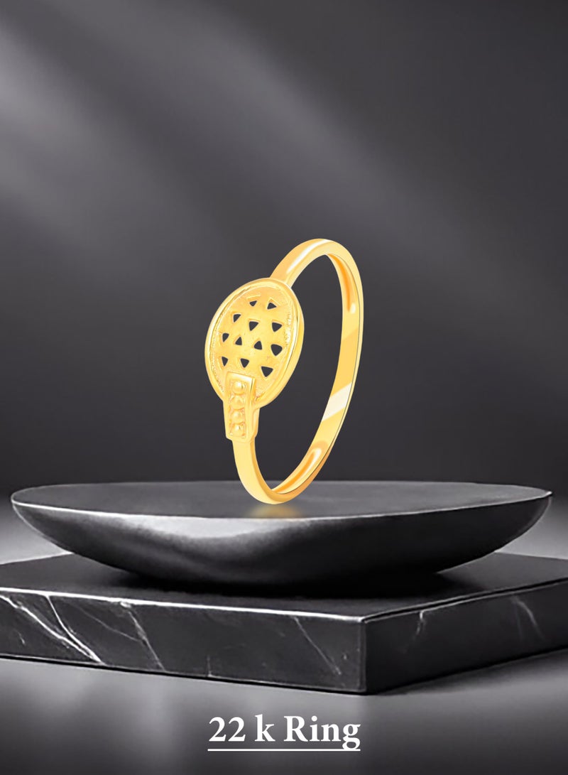 BAFLEH JEWELLERY Crafted for Perfection: Discover the Radiant Beauty of Our 22kt Gold Ring Collection - Image 4