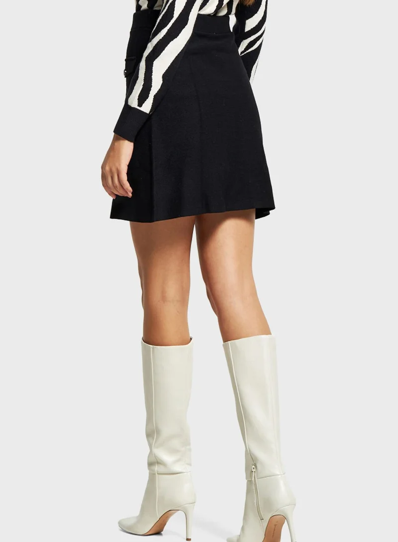 2Xtremz Button Detail Mini Skirt