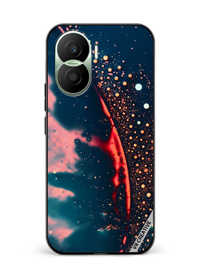 VR CREATIVE Protective Case Cover For Honor Play7T Pro Earth Design Multicolour - Image 1