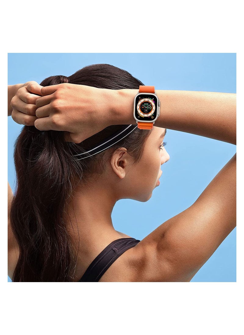 Generic - Alpine Loop Band for Apple Watch Ultra 1/2 49mm 46mm 45mm 44mm 42mm, Nylon Woven Sport Strap Compatible with iwatch Series 10 9 8 7 6 5 4 3 2 1 SE - Image 1